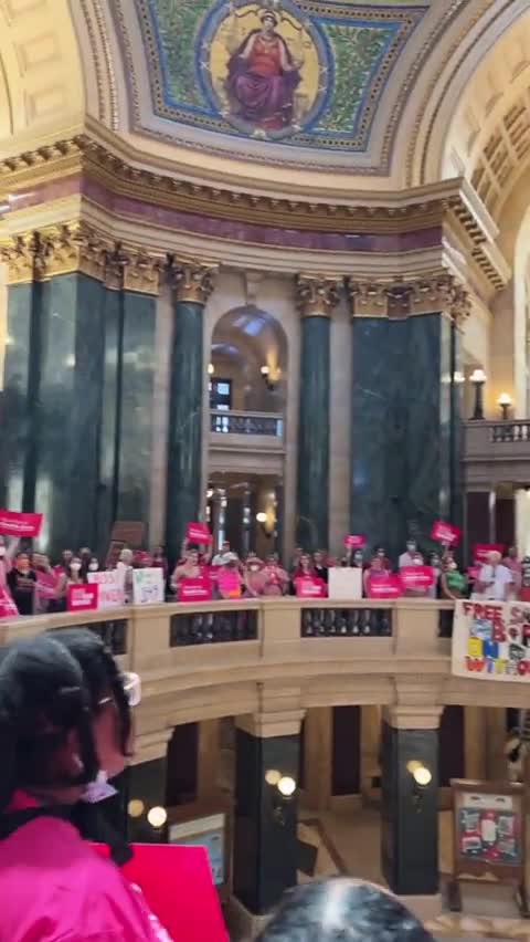 Planned Parenthood Radicals Storm Wisconsin State Captial