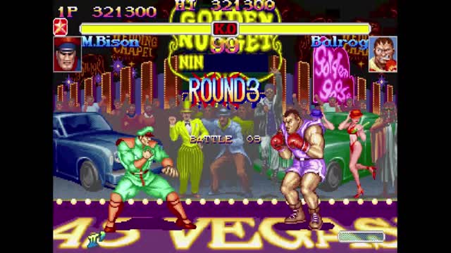 Hyper Street Fighter II / Arcade Gameplay LV8 / M.Bison (Vega) CE