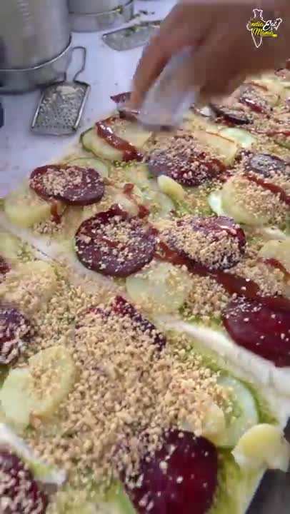 Ultimate veg sandwich roll making