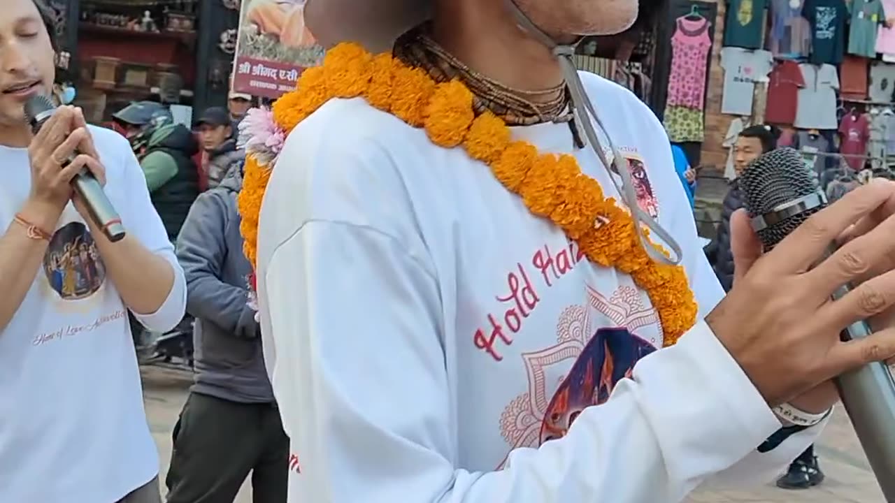 Harinam Sankirtan in Bhaktapur, Nepal November 2024