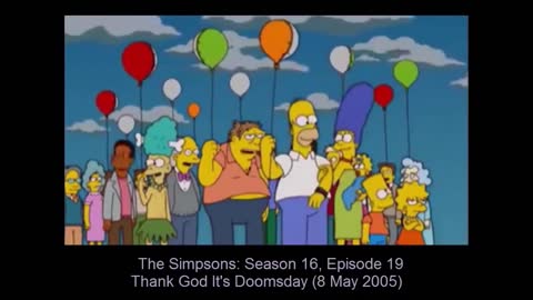 rapture in the simpsons