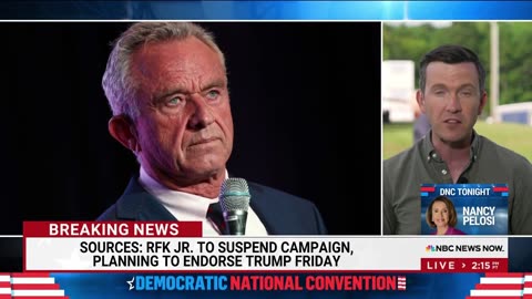 🚨BREAKING Robert F Kennedy Jr to leave presidential race, endorse Trump.