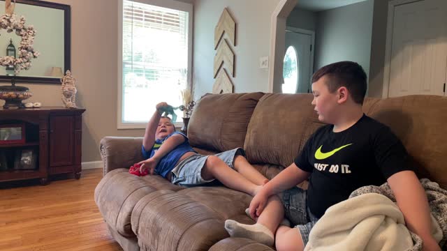 My boys love to argue.