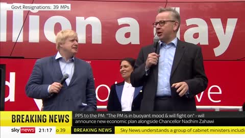 Boris Johnson sacks Levelling Up Secretary Michael Gove