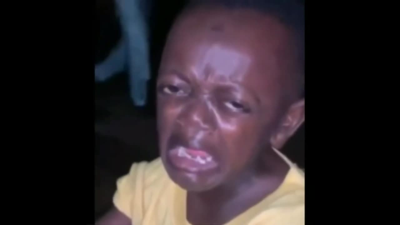 Funny black boy crying 😂