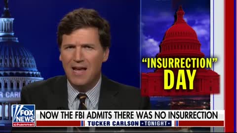 Tucker - Aug 20, 2021 - FBI now says Jan 6 NOT an insurrection, NOT a coordinated plot