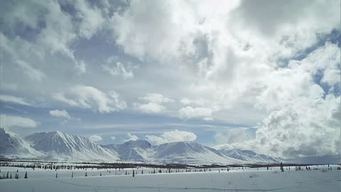 Snow Mountain The most beautiful sky Snow mountain