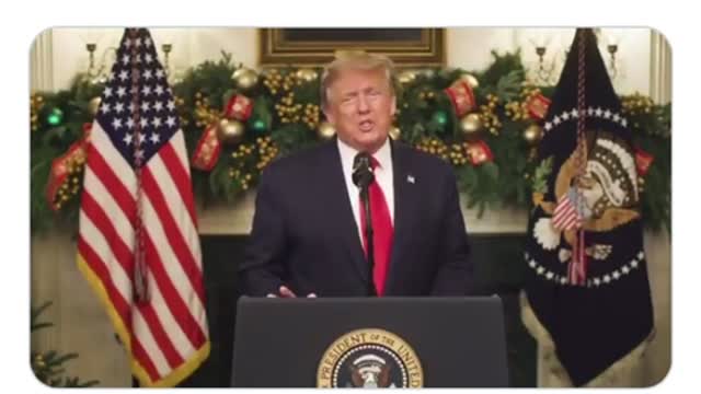 Trump new year eve speech 2020–12-31