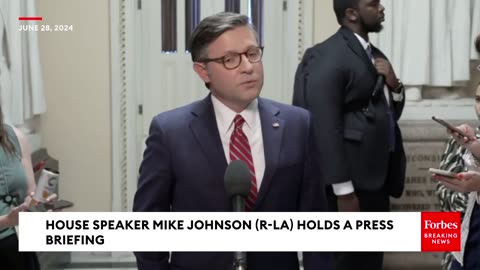 BREAKING NEWS- Mike Johnson Hammers Joe Biden After Presidential Debate