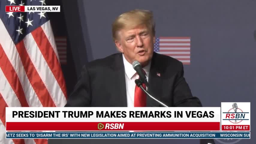 President Trump's Full Speech at America First Policy Institute's Panel in Las Vegas, NV
