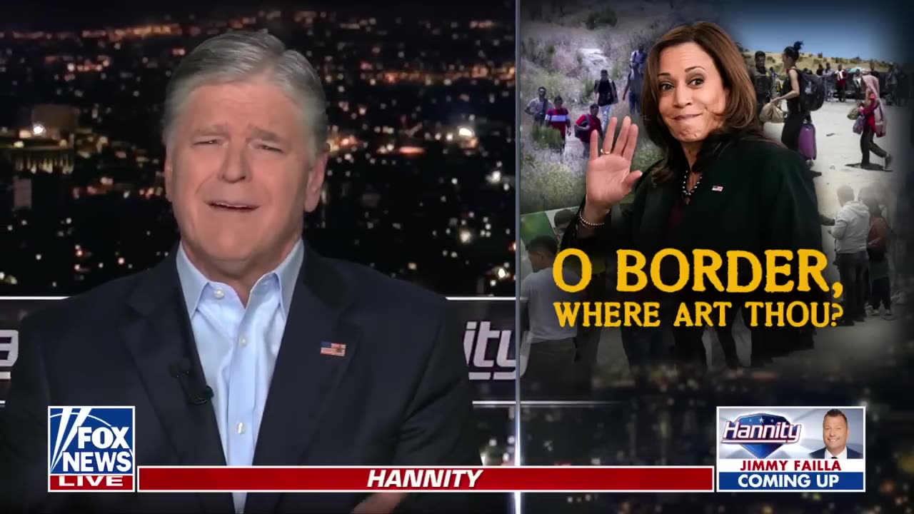 Hannity Kamala’s border trip ‘reeks’ of political desperation