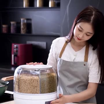 Large Capacity One Button Rotary Opening Grain Holder