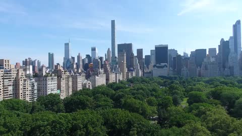 beautiful drone images - Central Park, Manhattan NY