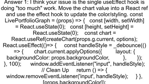 Chart Duplicates because of useEffect rerender