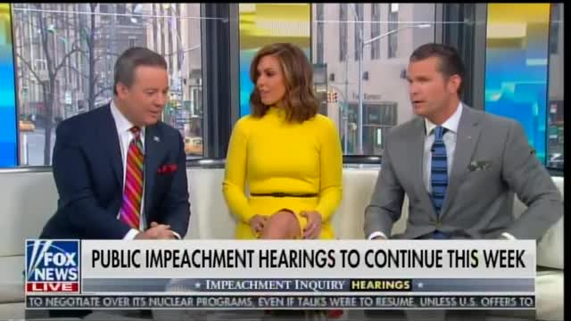 Hegseth shuts down Ed Henry on 'Fox & Friends' on Schiff show hearings: 'That is an opinion!'