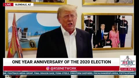 President Trump's Message at Kari Lake's Integrity Rally on Election Fraud Anniversary