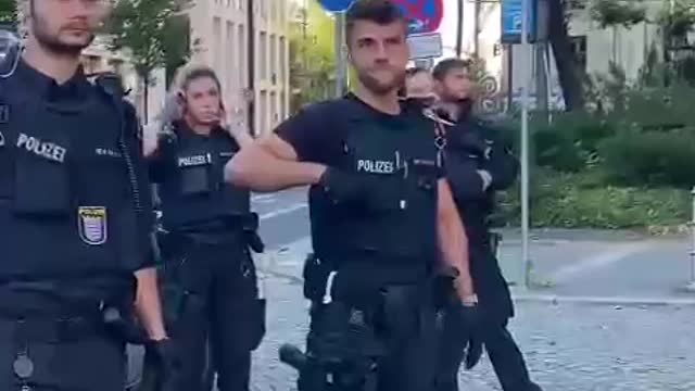Polizeiwillkür in Frankfurt, 06.08.2022