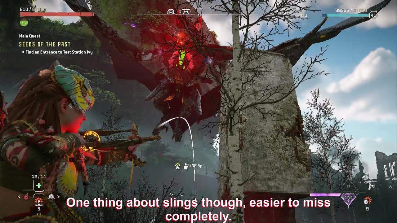 First Fight with DreadWing - Horizon Forbidden West.