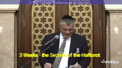 3 weeks- secrets of the Haftarot