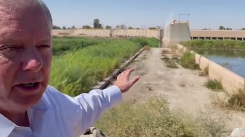 Lindsey Graham at the border near Yuma, Arizona 10-11-2021