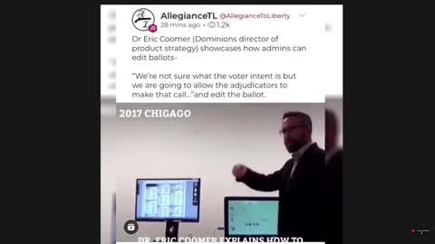 Dominion Voting Machines - Dr Eric Coomer