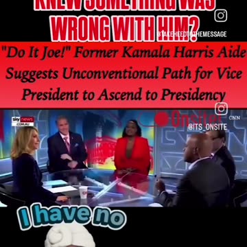 WHEN THE TRUTH IS TOLD ON LIVE TV, BUT EVERYONE LAUGHS IT OFF.