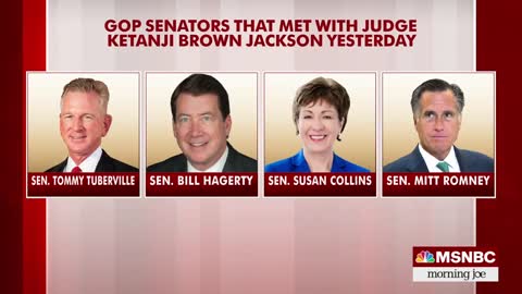 Republican Senator Is Set To Back Biden's SCOTUS Pick