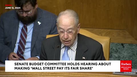 Chuck Grassley Asks Expert About Bidens Tax & Spending Agenda Being A Broken Promise