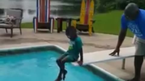 I don't know how to swim, father!