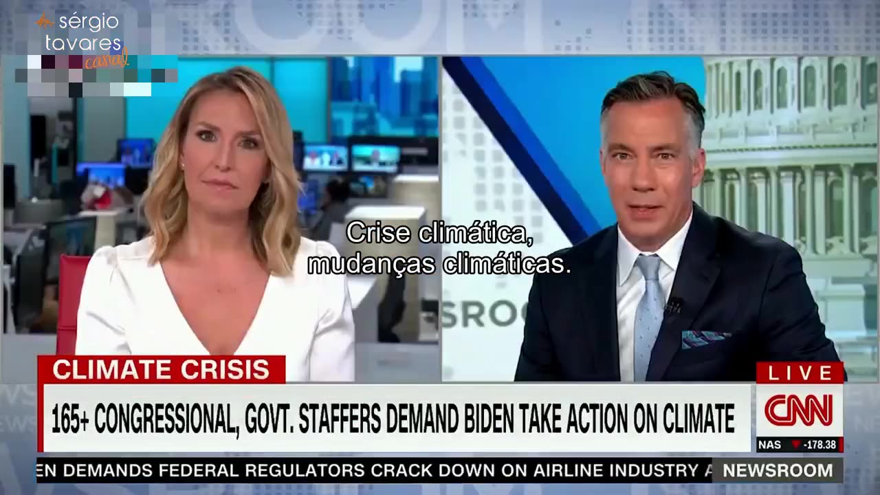Diretor da CNN em vídeo, vao comecar campanha de fakenews sobre o clima para amedrontar pessoas