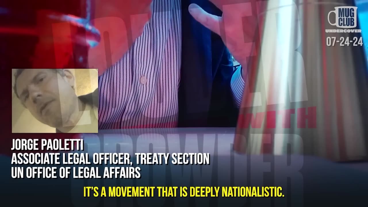 Undercover video exposes the United Nations — They are terrified of Trump