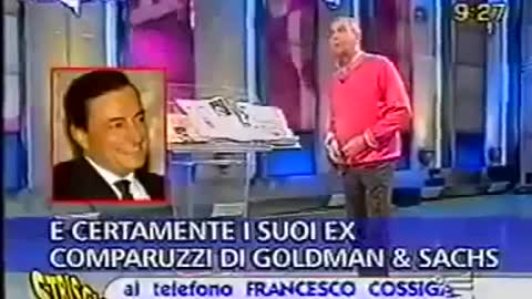 Francesco Cossiga contro Draghi anni fa