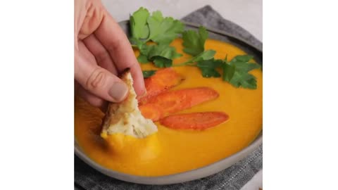 Creamy Vegan Carrot Soup, easy cooking recipes