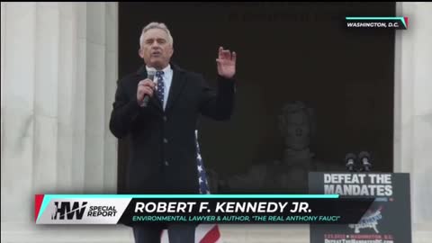 Robert F Kennedy Jr STOP THE MANDATE RALLY (PART 2)