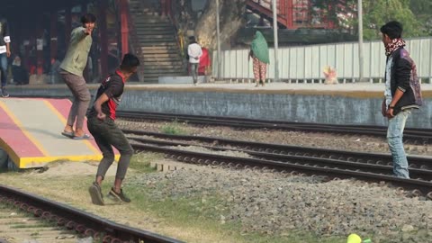 "CUTE Girl's Insane Reaction To Train Horn PRANK - You'll Be Surprised!"