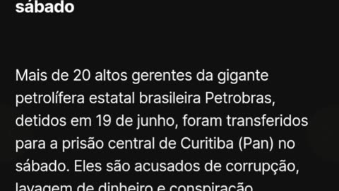 O esquema de corrupção na Petrobras foi aberto em 2014: funcionários assinaram contratos em nome da empresa e receberam 3% do valor do contrato como comissão. Este dinheiro foi então usado para subornar políticos e funcionários.