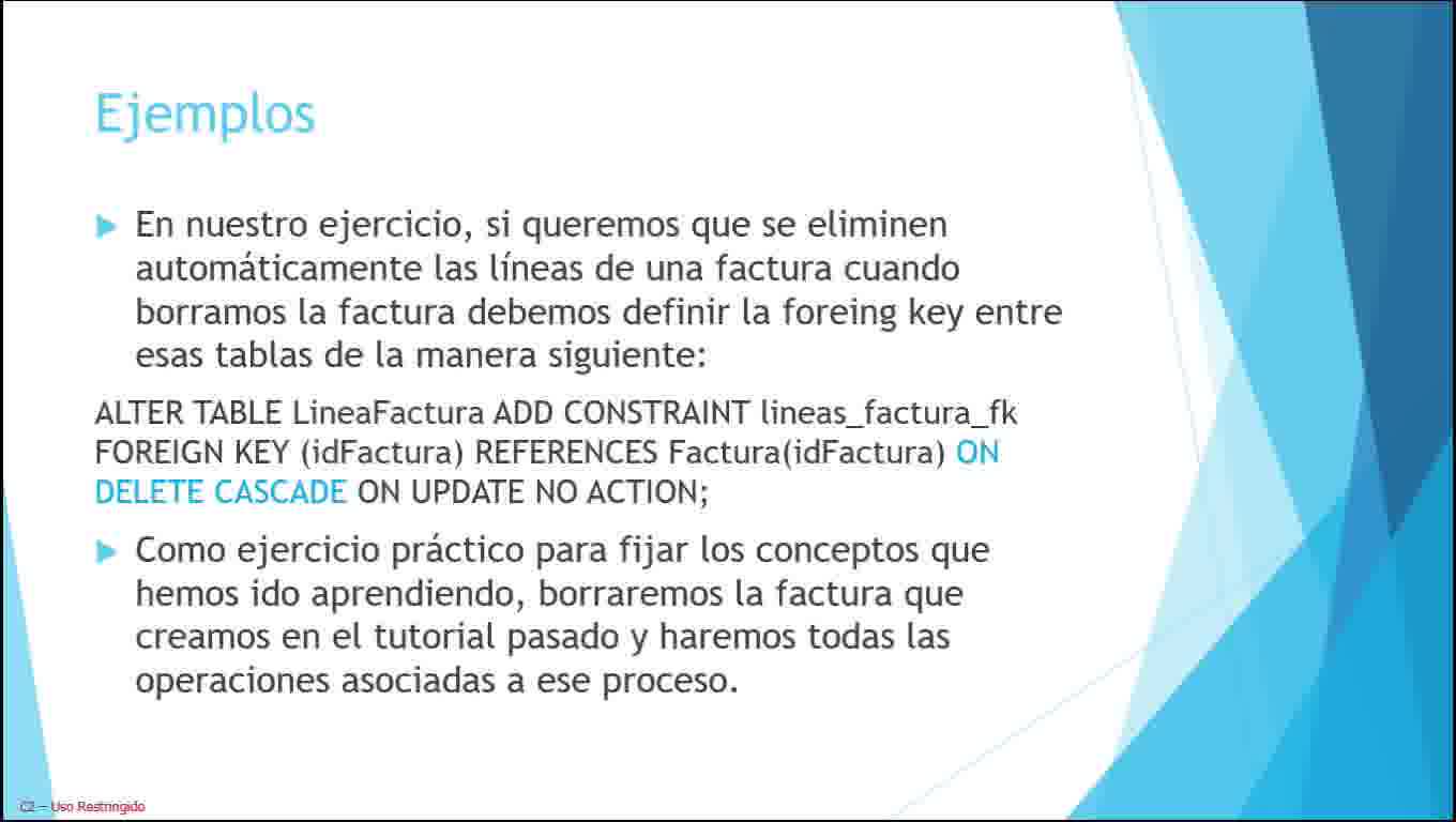 Lenguaje SQL y PostgreSQL parte 8. Eliminar datos de una tabla.