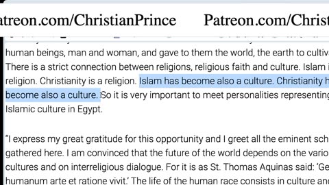 Christian prince The real war is to win the heart of the disbelievers
