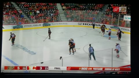 ANA vs CGY - Ducks Win 5-3