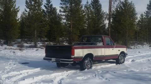 Young sons first truck