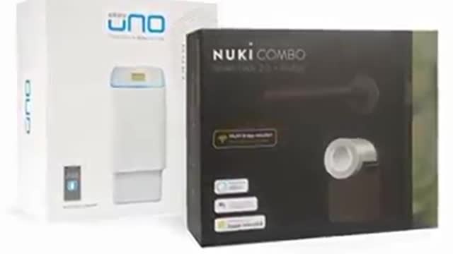 ekey uno Fingerprint mit Akku und Funk inkl. Nuki Combo 2.0 (Smart Lock + Bridge) - Akkubetriebenes