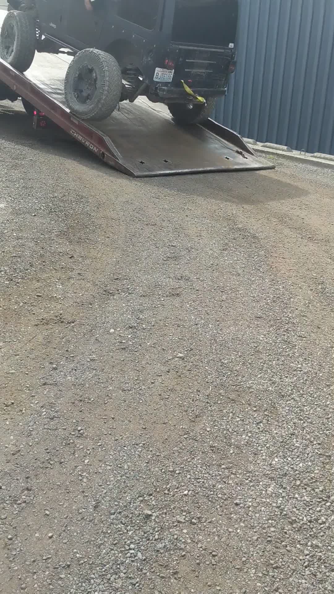 Tow Truck Loading Fail