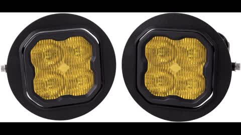 Review: Diode Dynamics SS3 LED Fog Light Kit compatible with Toyota 4Runner 2014-2022, Yellow S...