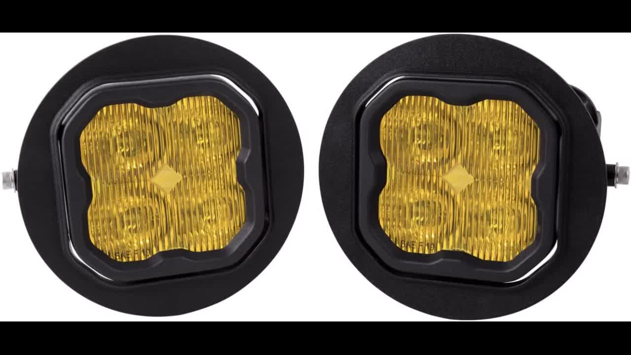 Review: Diode Dynamics SS3 LED Fog Light Kit compatible with Toyota 4Runner 2014-2022, Yellow S...