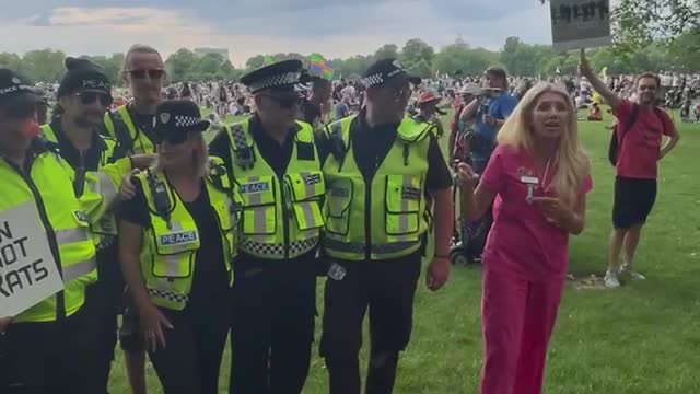 Kate Shemirani Pointing Out The "Polite" & Real "Peace" Officers