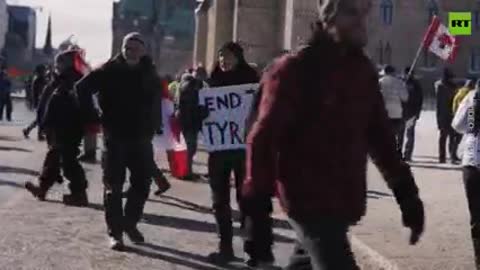 Ottawa’s Parliament Hill packed with ‘Freedom Convoy’ protesters for 2 days straight