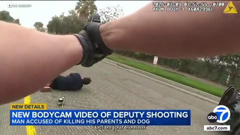 Bodycam video shows OC deputies shooting man accused of decapitating his parents