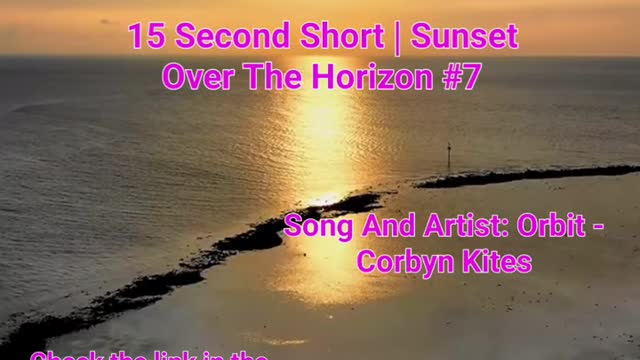 15 Second Short | Sunset Over The Horizon | Meditation Music #shorts #music#7 @Meditation Channel