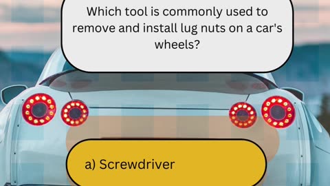 Basic Car Repair Knowledge Question 16