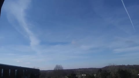 Nasty chemtrails Ohio 1/9/21